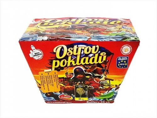 Ostrov pokladů 25 rán / 25 mm šikmý