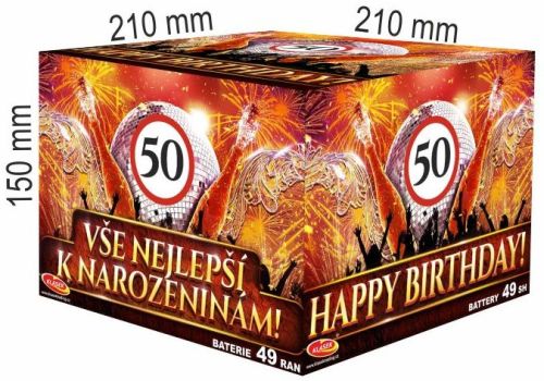 Všetko najlepšie k narodeninám 49 rán / 25mm